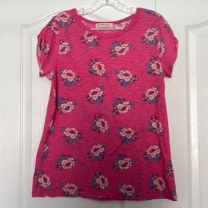 We The Free Short Sleeve Floral T-shirt